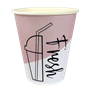 Pappersbägare 30cl Smoothie Fresh 90mm 75st/fp Lock 572159