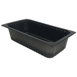 1/3 Gastro PP 323x173x80mm Svart 120st/fp