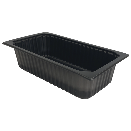 1/3 Gastro PP 323x173x80mm Svart 120st/fp