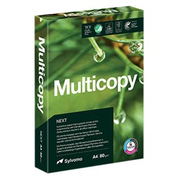 Kopieringspapper A4 Multicopy NEXT 80g Hålat 5x500ark/krt