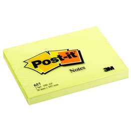 Post-It 655 76x127mm Gul 12st/fp