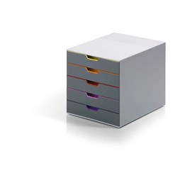 Blankettbox A4 5-Fack Grå Mix Färger