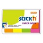 Indexflikar 50x20mm Självhäftande Neon 25 Blad/fp