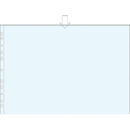 Plastficka A3L 0.09mm Transparent PP 10st/fp