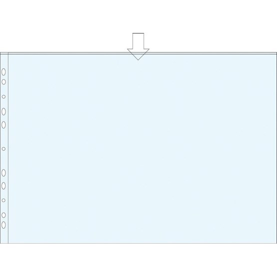 Plastficka A3 0.09mm Transparent PP 10st/fp