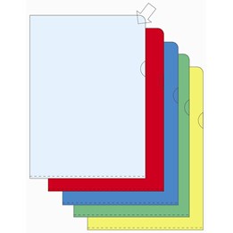 Aktmapp A4 0.18mm Transparent Präglad PP