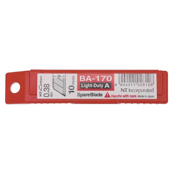 Knivblad NT-Cutter BA-170 Till Brytkniv Liten 10st/fp
