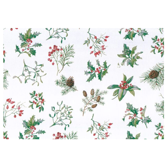 Julpapper 38cm x 150m Twigs & Berries