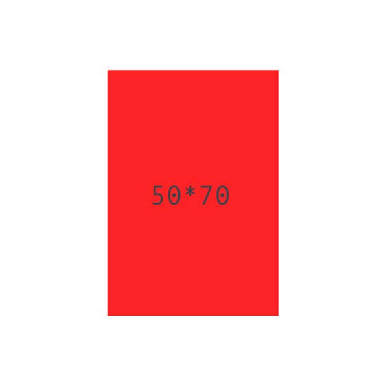 Textkart 50x70cm Fl.Röd