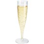 Plastglas 13.5cl Fot Champagne 10st/fp