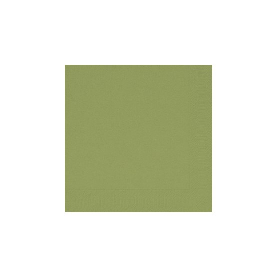 Servett 40cm 3-Lags Herbal Green 125st/fp