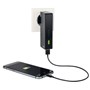 Väggladdare Leitz USB+Power Bank 3000mAh Svart