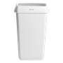 Papperskorg 25L Katrin m lock 550x330x230mm Vit