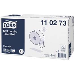 Toalettpapper Tork Premium Jumbo Mjukt Dekor T2 2-Lager, 360m/rl  6rl/fp
