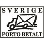 Stämpel Greenl 20/L Porto Betalt Svart