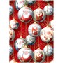 Julpapper 100cm Santa