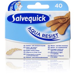 Plåster Salvequick Aqua Resist Mix 40st/fp