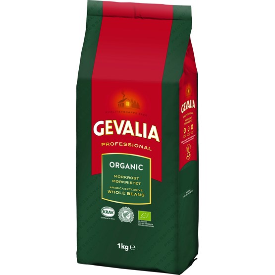 Kaffe Gevalia Organic mörkrost krav 1000g