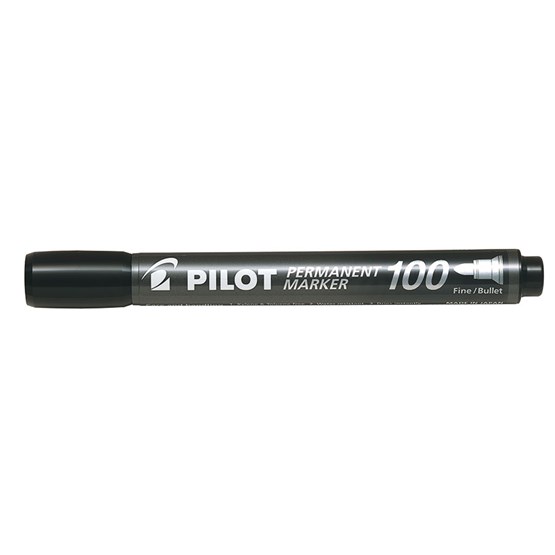 Textpenna Pilot Permanent Marker 100 4mm Svart