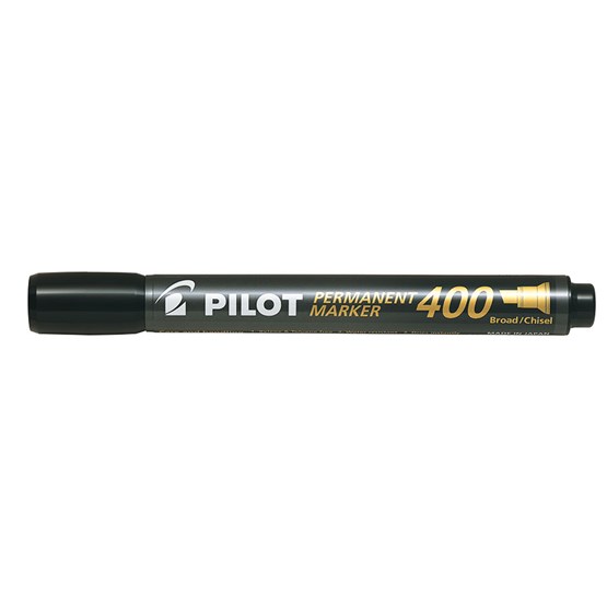 Textpenna Pilot Permanent Marker 400 2,5-5mm Svart