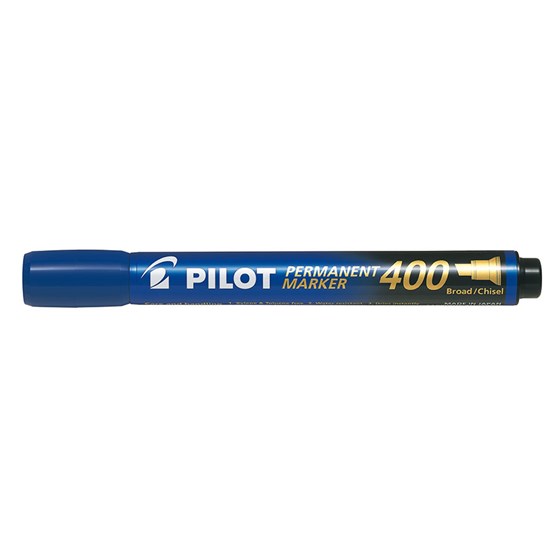 Textpenna Pilot Permanent Marker 400 2,5-5mm Blå