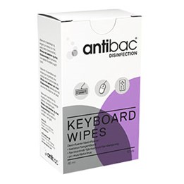 Datarengöring Antibac Keyboard Wipes 10st/fp