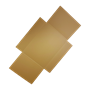 Wellomslag 750x560x15mm Vit/Brun
