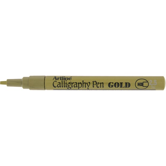 Textpenna Artline Calligraf 2.5mm Guld
