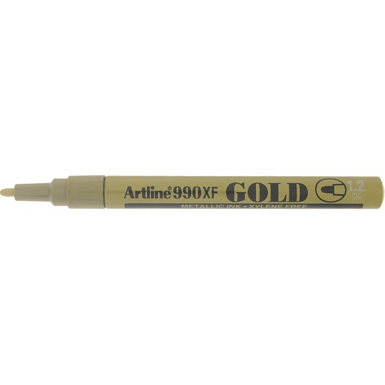 Textpenna Artline 990 1.2mm Guld