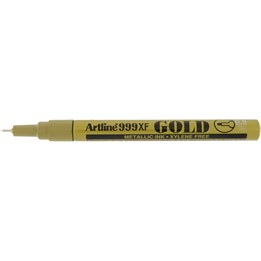 Textpenna Artline 999 0,8mm Guld & Silver