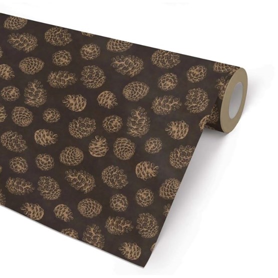 Julpapper 57cm x 154m Kongle Svart