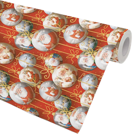 Julpapper 100cm x 100m Santa