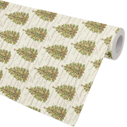 Julpapper 57cm x 154m Nostalgic Tree