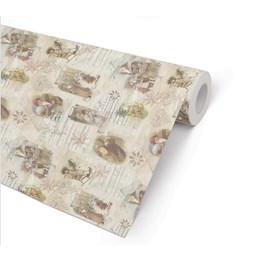 Julpapper 100cm x 100m Silent Night