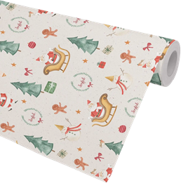 Julpapper 57cm x 154m Joyful