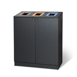 Bin multi 3 Longopac Grå Modulsystem/Källsortering