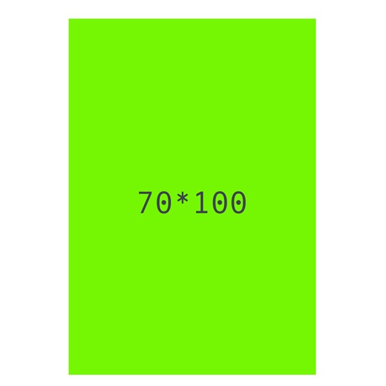 Textkart 70x100cm Fl.Grön