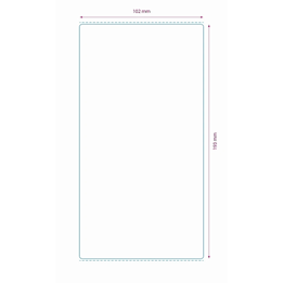 Transportetikett 102x193mm Direktthermo Utan Kvitto Med Perforering 173st/rl, Bobin 25mm