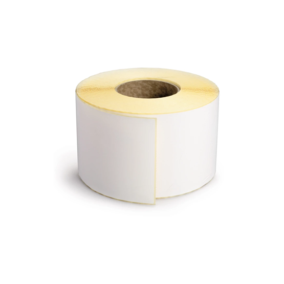 Etikett 76x25mm Termo Transfer Permanent Perforerad Bobin 25,4mm 2580st/rulle, 12rl/fp