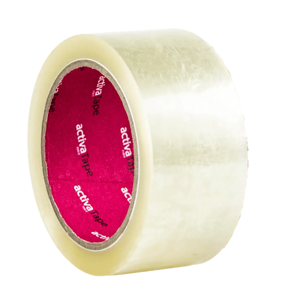Packtejp PP 48mm x 66m Transparent POWER LN Low Niose