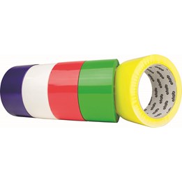 Packtejp PVC 38mm x 66m Vit etab 242