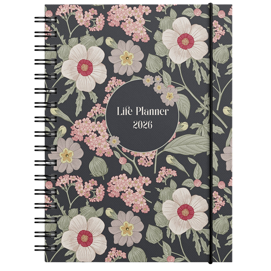 Almanacka A6 Life Planner Floral