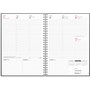 Almanacka Projektkalendern A5 Svart