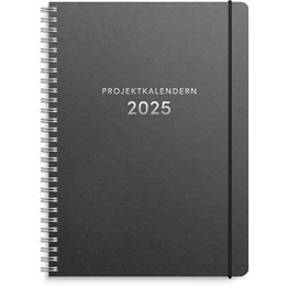 Almanacka Projektkalendern A5 Svart