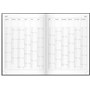 Almanacka Företagskalender Svart 1v/Uppslag