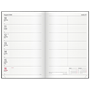 Almanacka Kontorskalender Svart 1v/Uppslag