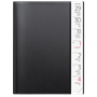 Almanacka Stor Veckokalender Svart 1v/Uppslag 148x210mm (A5)
