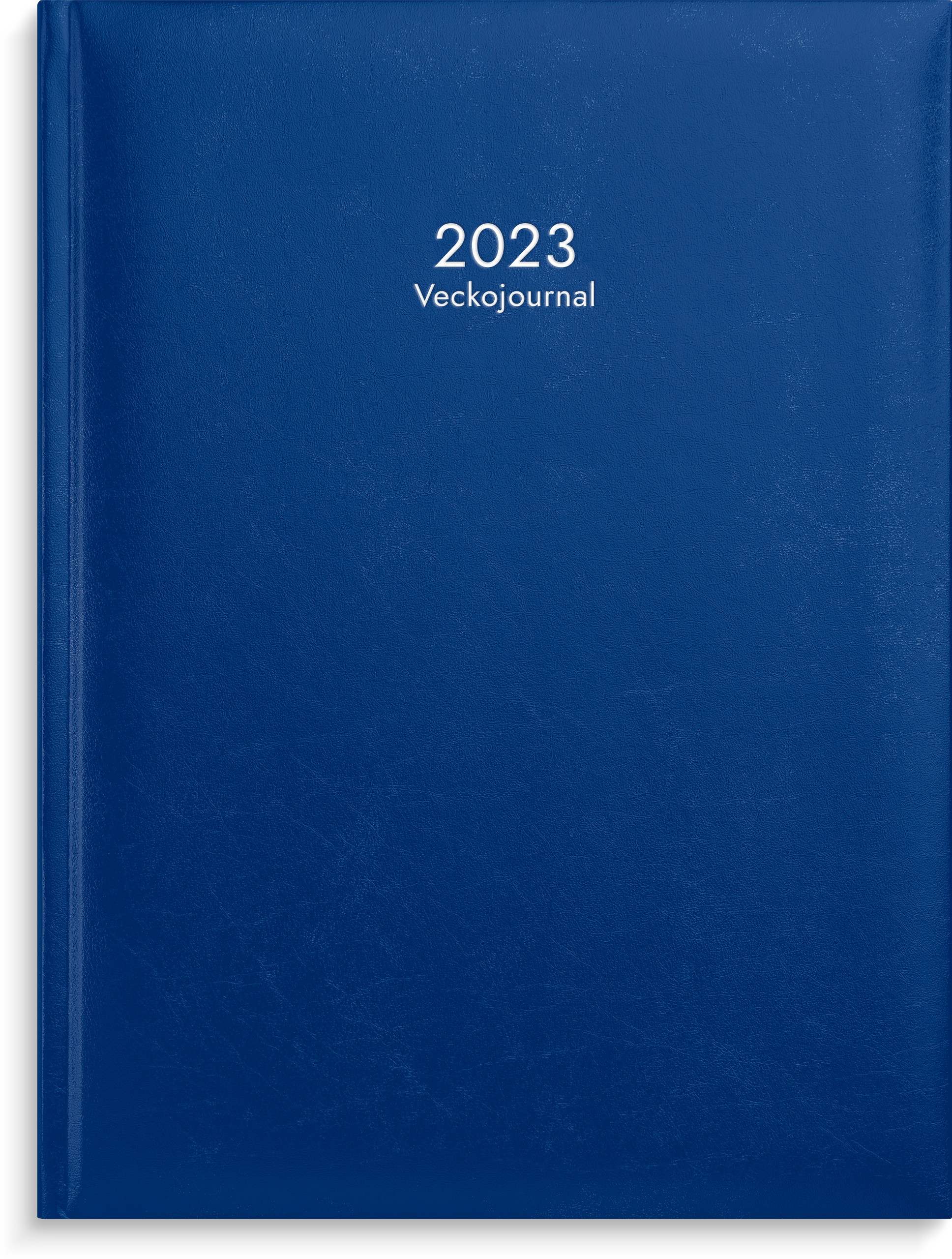 Almanacka Veckojournal 2021 Konstläder Mörkblå Start