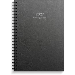 Almanacka Bokningsjournal Svart 1Dag/Sida