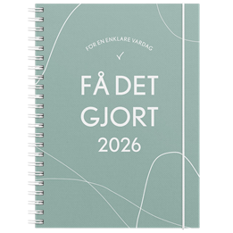 Almanacka A5 Få Det Gjort Grön